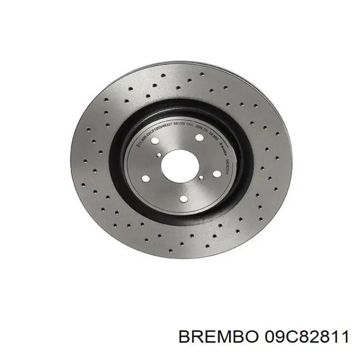 Гальмівні диски передні 09C82811 Brembo