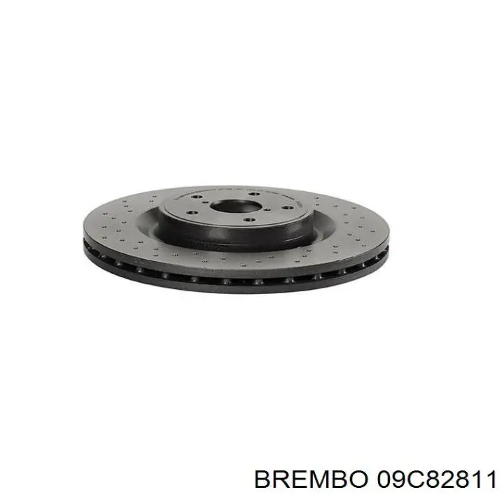 Диск гальмівний передній Brembo 09C82811
