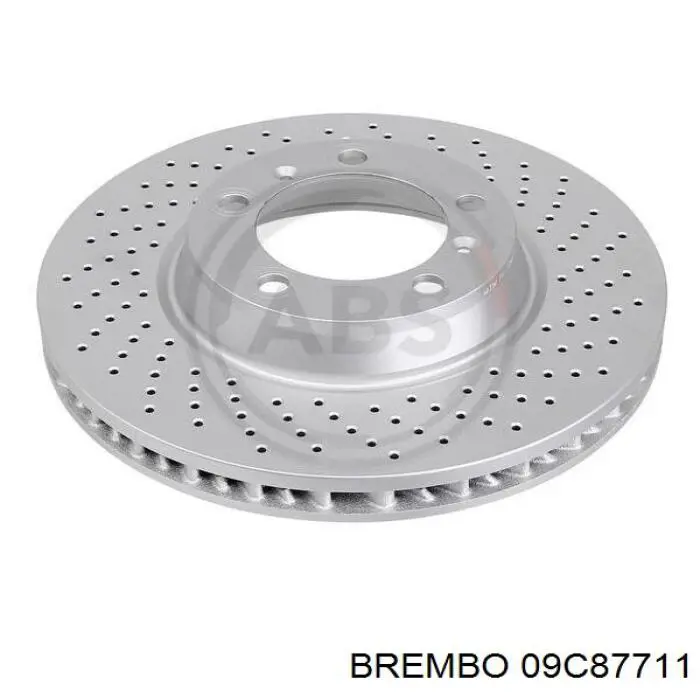 09C87711 Brembo Гальмо дискове переднє