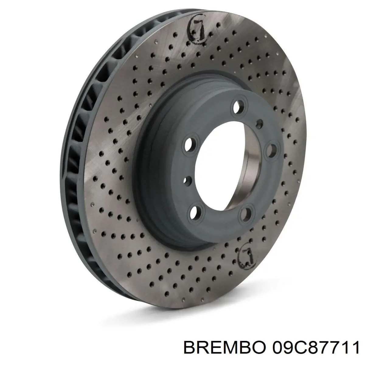 Купити 09C87711 Brembo Ротор гальмівний