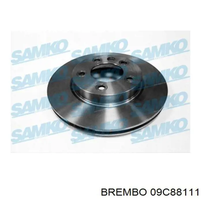 Купити 09C88111 Brembo Ротор гальмівний