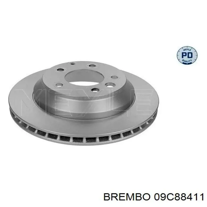 Купити 09C88411 Brembo Диск заднього гальма
