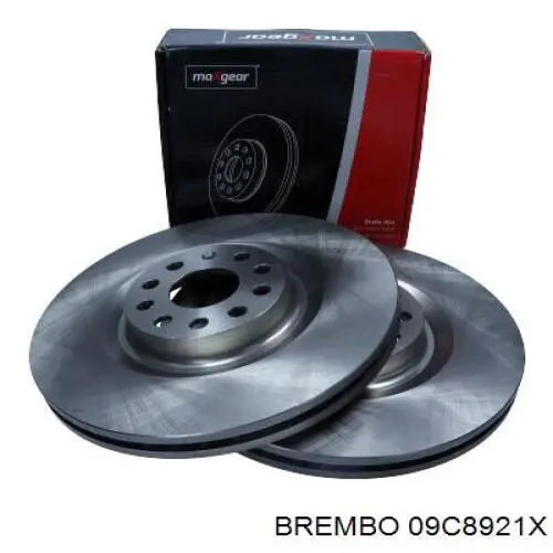 Диск переднього гальма Brembo 09C8921X ціна, від 83.83 USD