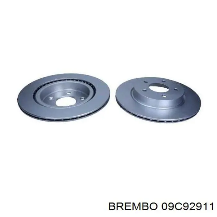 Купити 09C92911 Brembo Диск заднього гальма