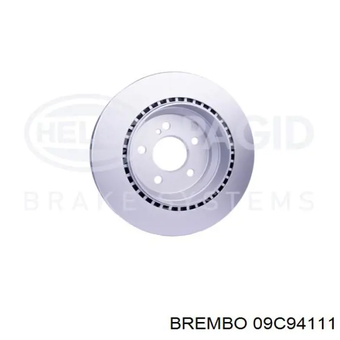 Диск гальмівний задній Brembo 09C94111