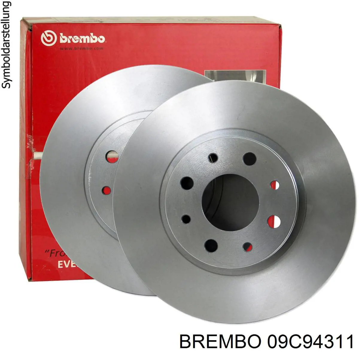 Купити 09C94311 Brembo Ротор гальмівний