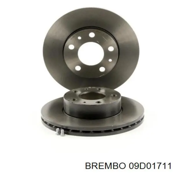 09D01711 Brembo диск гальмівний передній