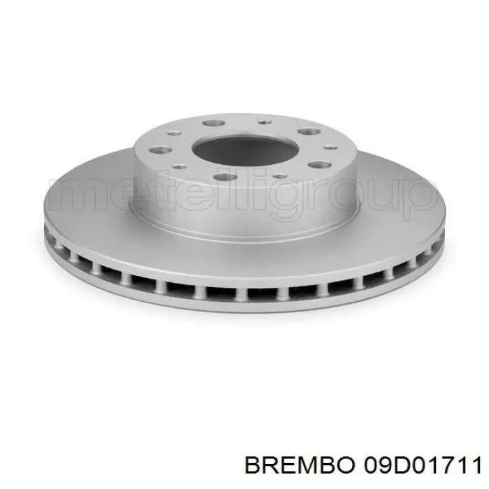 Купити 09D01711 Brembo Ротор гальмівний
