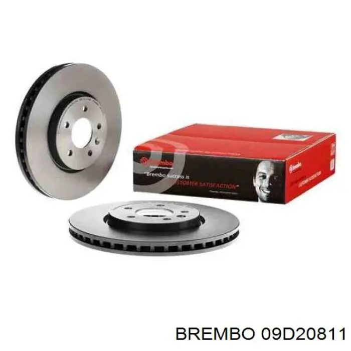 Гальмівні диски передні 09D20811 Brembo