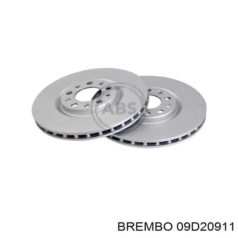 Купити 09D20911 Brembo Ротор гальмівний
