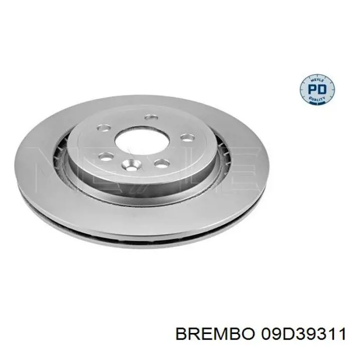 Диск гальмівний задній Brembo 09D39311