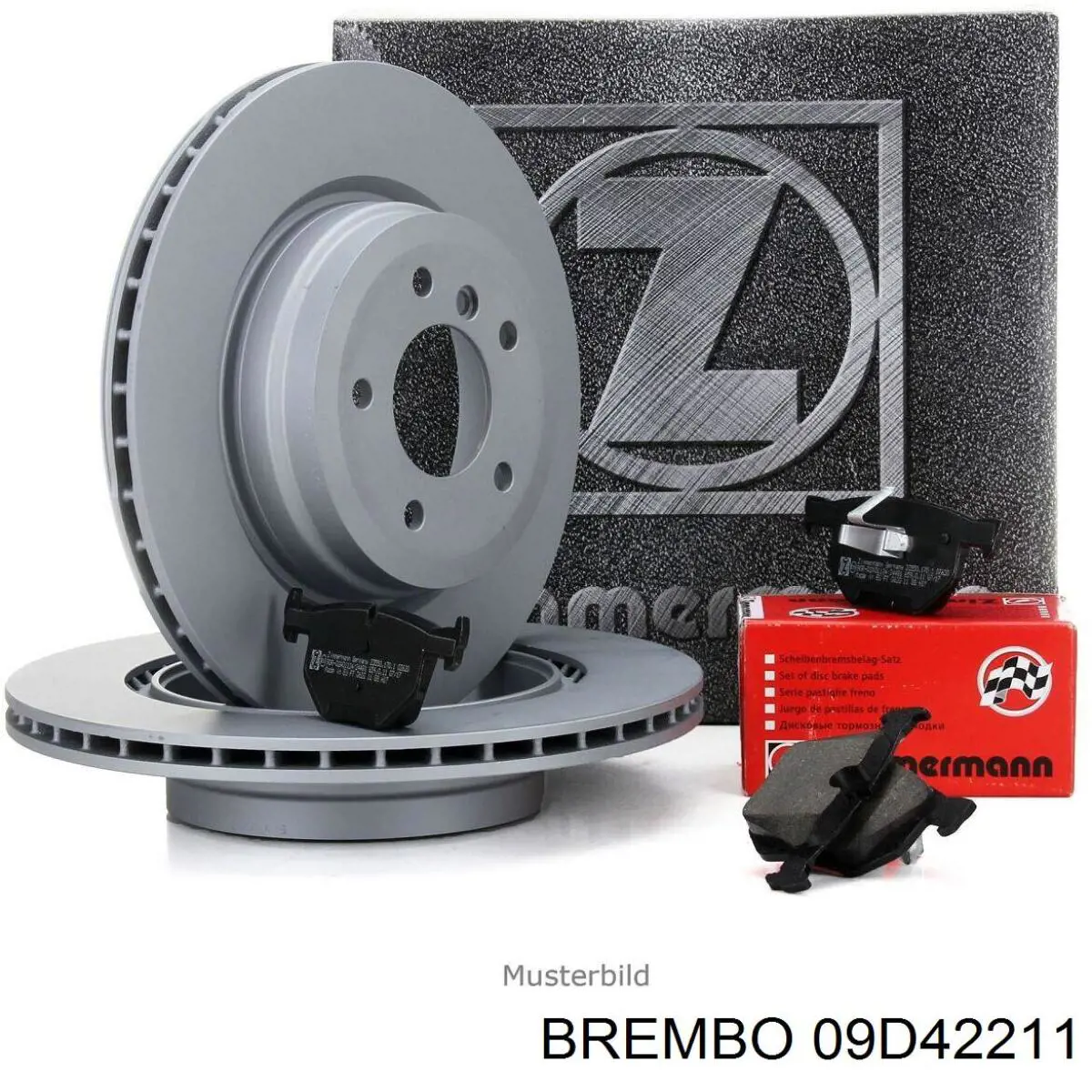 Диск гальмівний задній 09D42211 Brembo