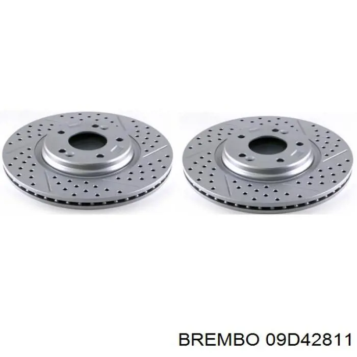 Гальмівні диски передні 09D42811 Brembo