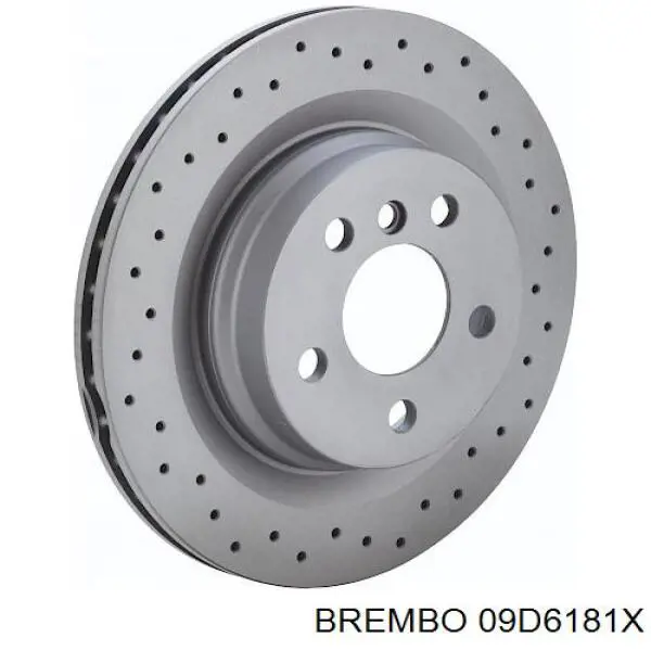 Диск гальмівний задній 09D6181X Brembo