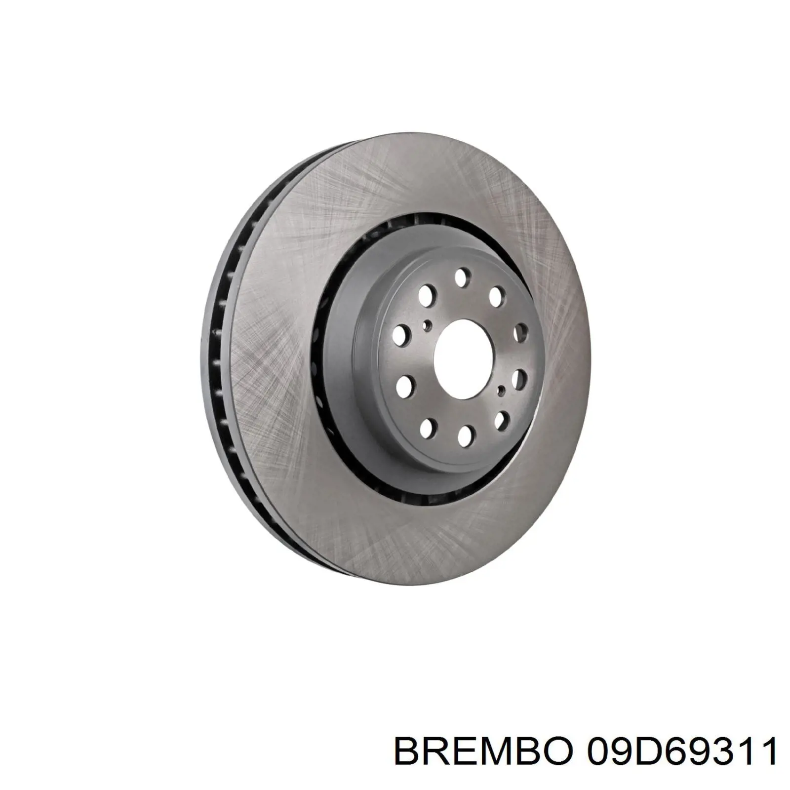 Диск гальмівний передній Brembo 09D69311