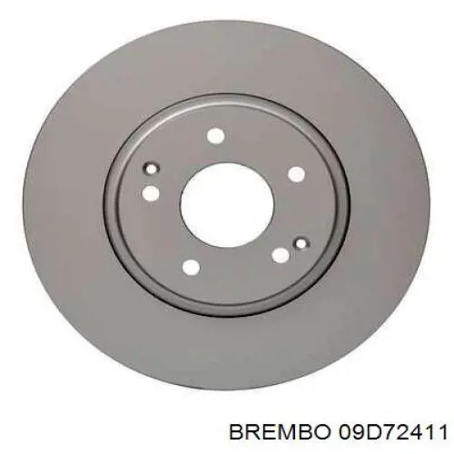 Диск переднього гальма Brembo 09D72411 ціна, від 68.57 USD