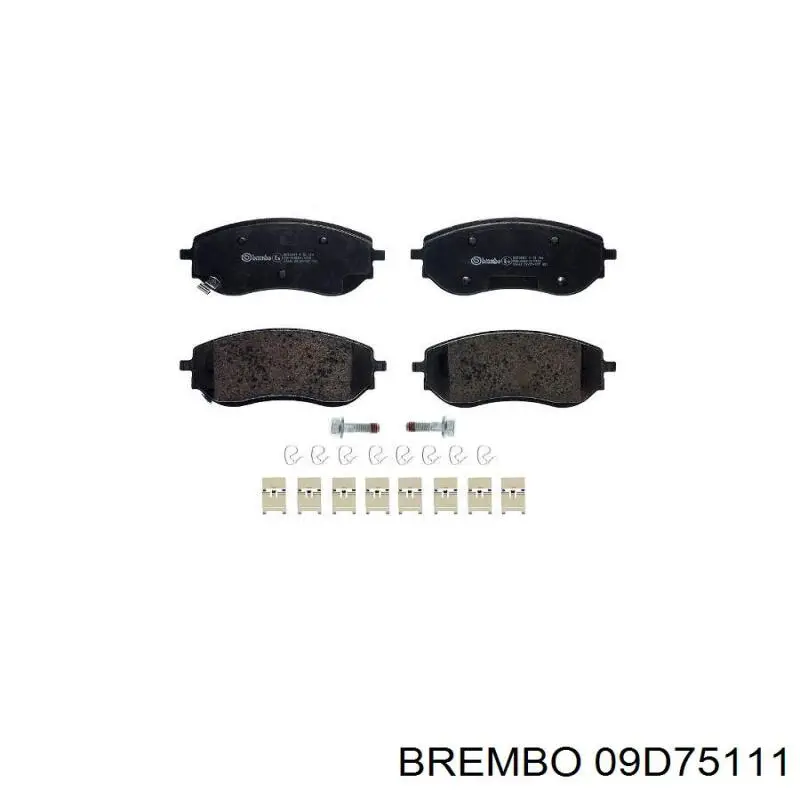 Гальмівні диски передні 09D75111 Brembo