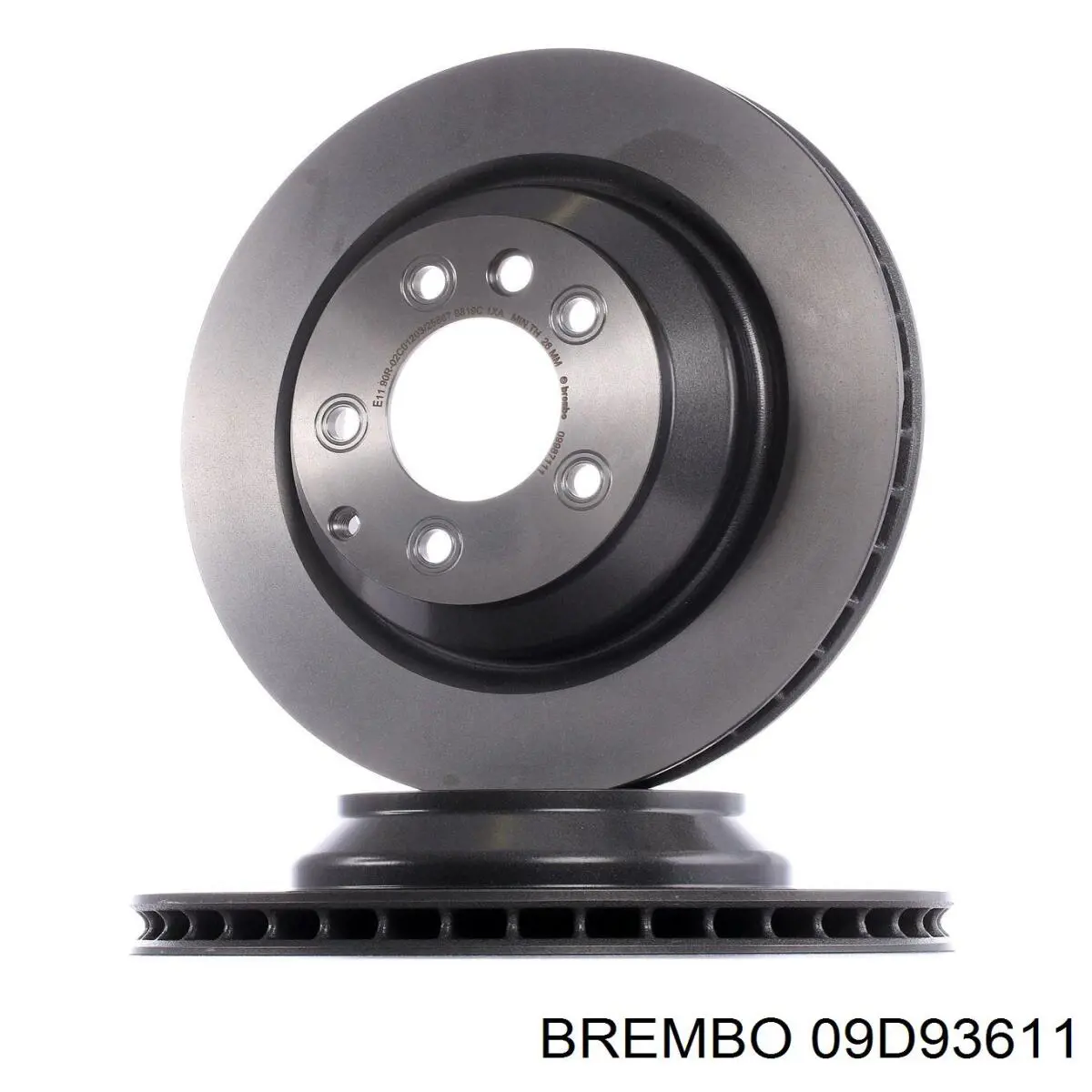 Купити 09D93611 Brembo Ротор гальмівний