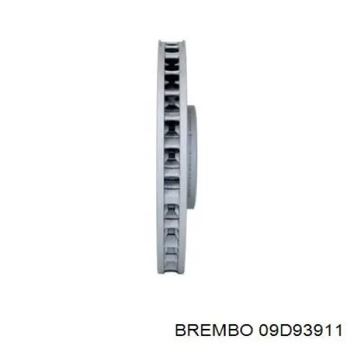 Диск гальмівний передній Brembo 09D93911