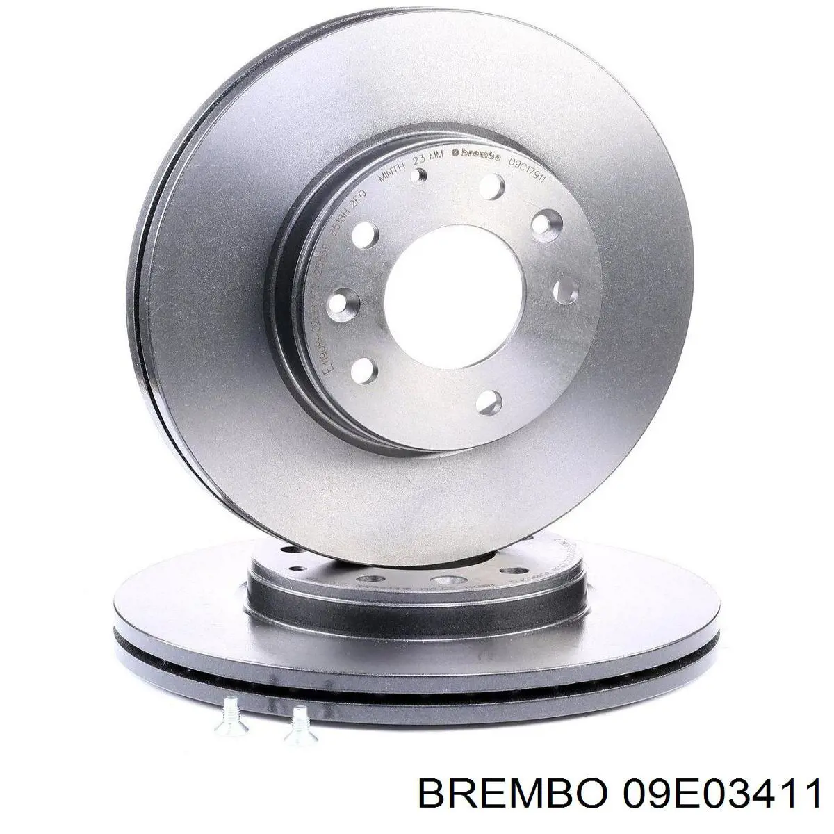 Диск гальмівний передній 09E03411 Brembo