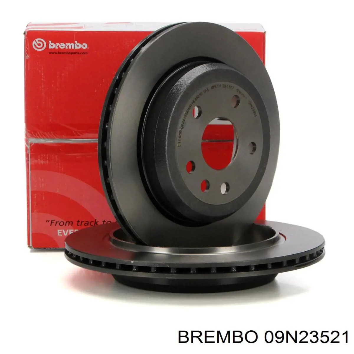 Задні дискові гальма Brembo 09N23521 ціна, від 74.48 USD
