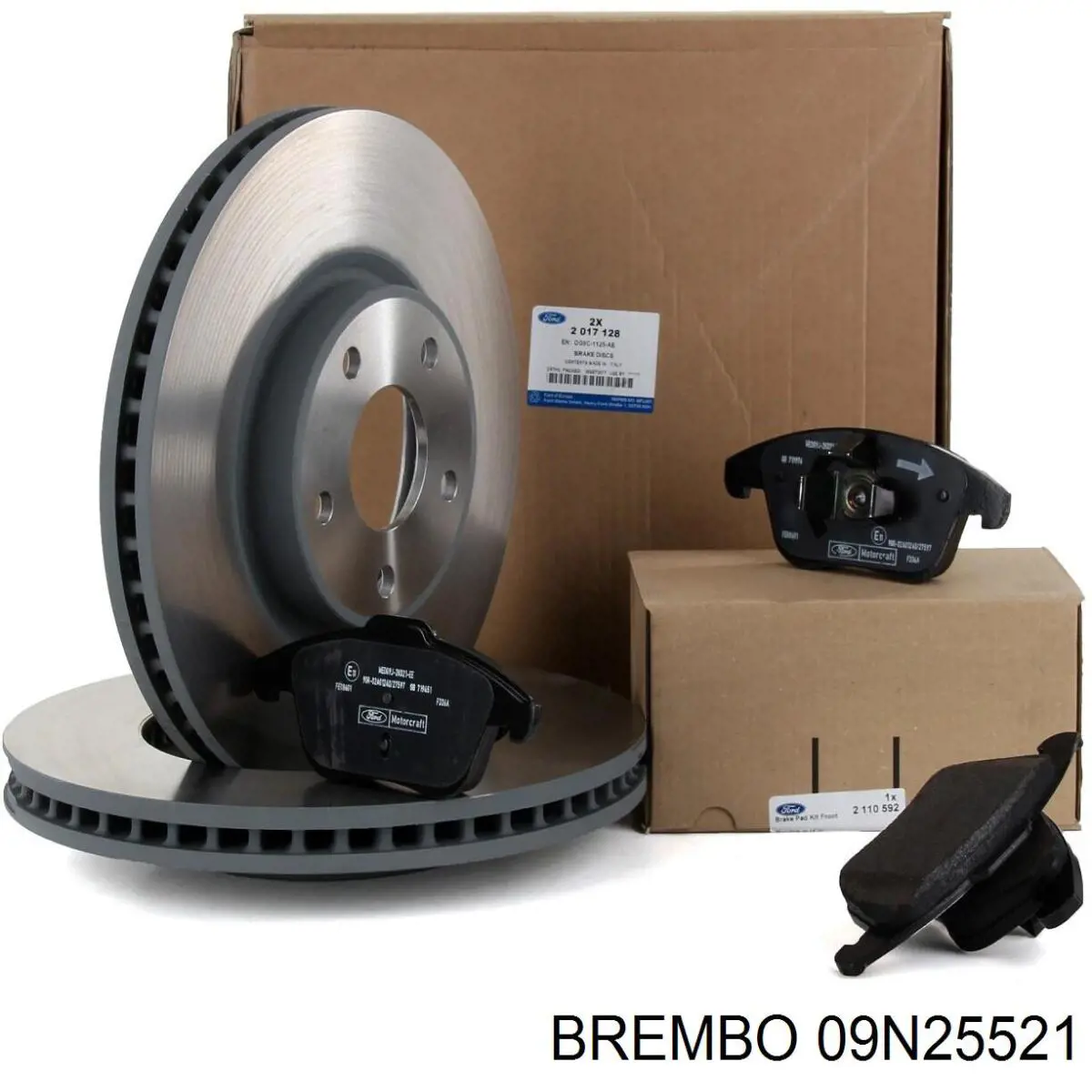 Купити 09N25521 Brembo Ротор гальмівний