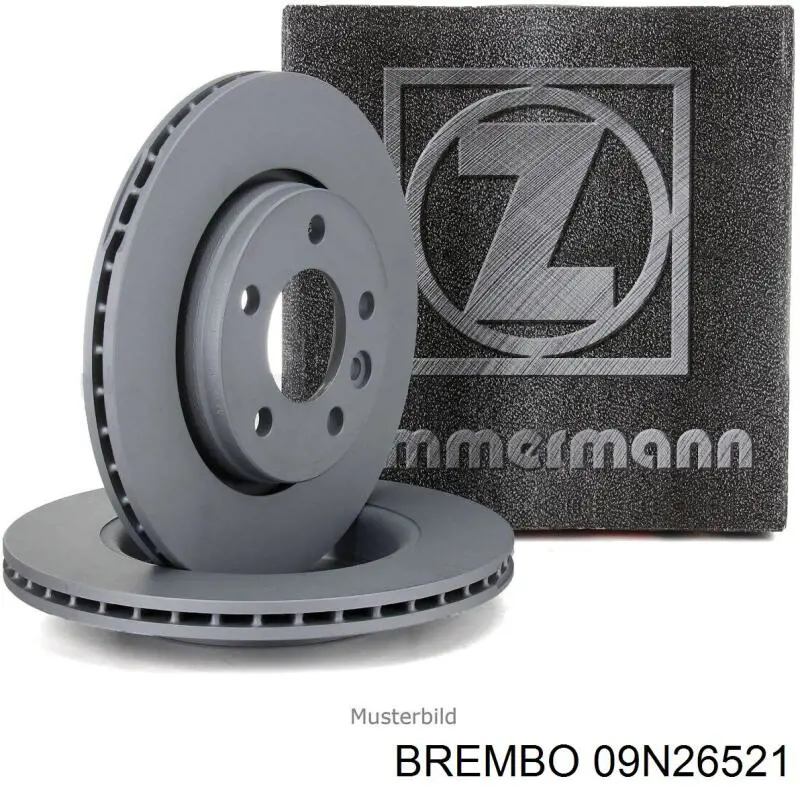 Диск переднього гальма Brembo 09N26521 ціна, від 140.66 USD