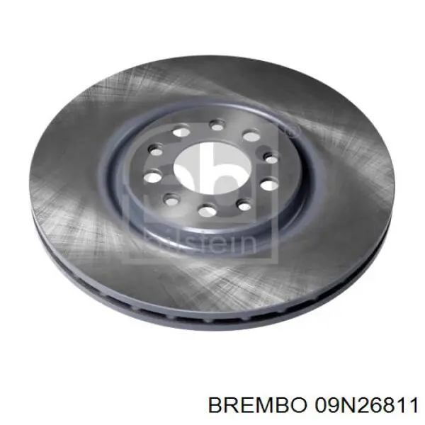Диск переднього гальма Brembo 09N26811 ціна, від 92.01 USD