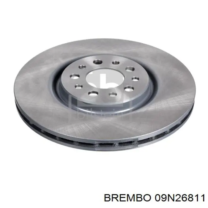 Диск гальмівний передній 09N26811 Brembo