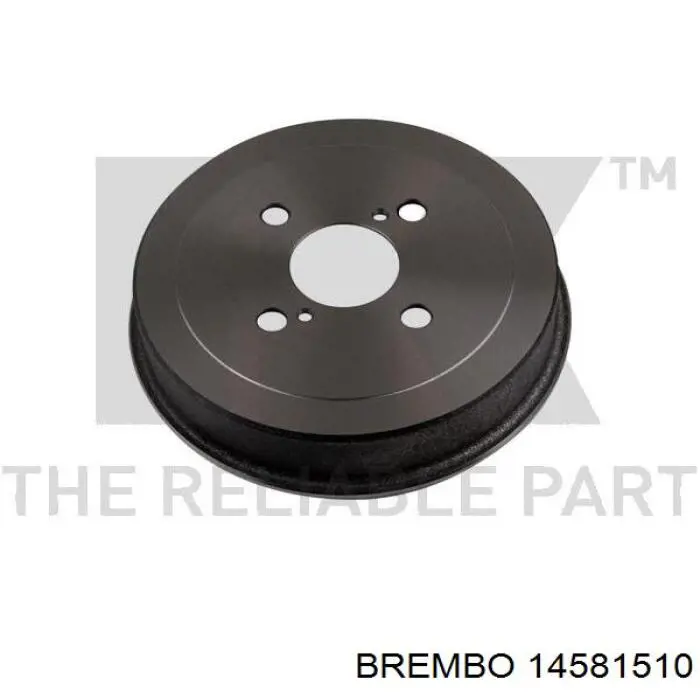 Купити 14581510 Brembo Барабан гальмівний задній