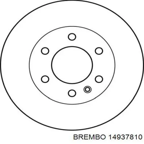 Барабан гальмівний задній Brembo 14937810 ціна, від 25.67 USD