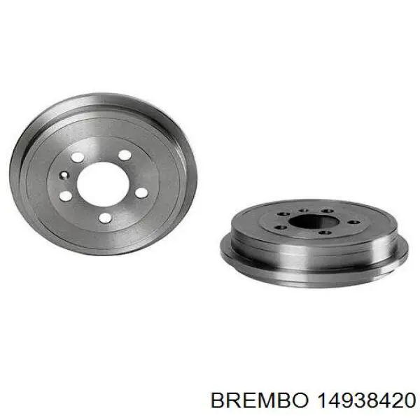 Барабан гальмівний задній 14938420 Brembo