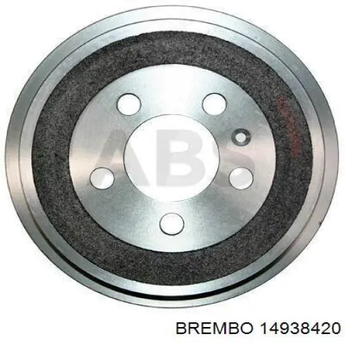 Барабан гальмівний задній 14938420 Brembo