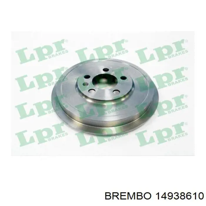 Барабан гальмівний задній 14938610 Brembo