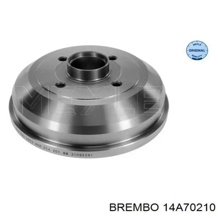 Барабан гальмівний задній 14A70210 Brembo