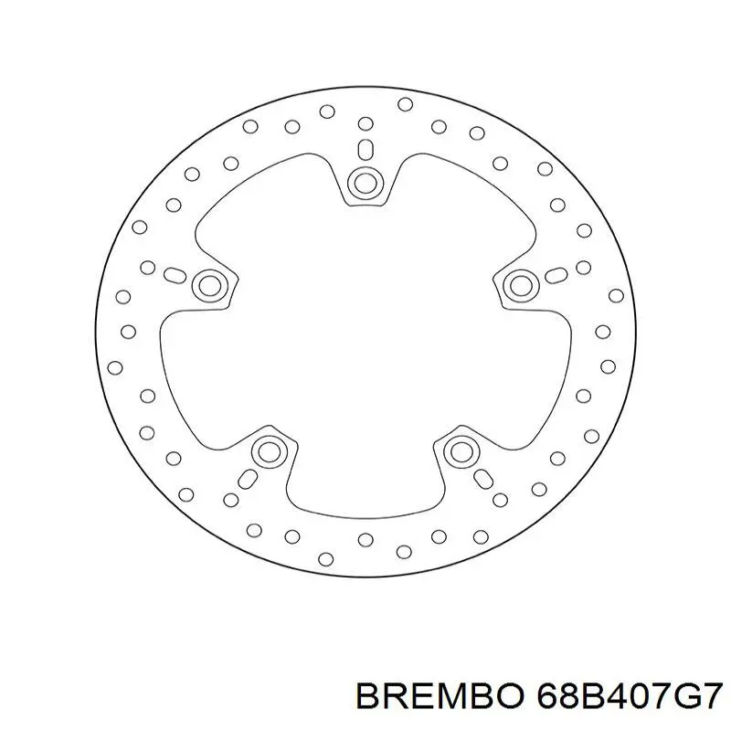 Купити 68B407G7 Brembo 
