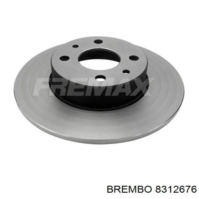 8312676 Brembo диск гальмівний задній
