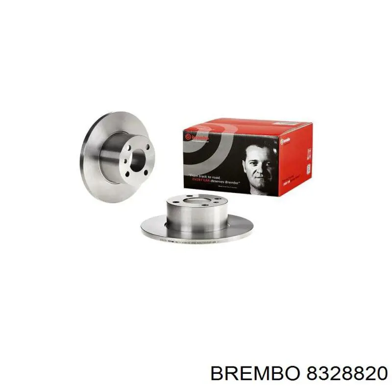 Диск переднього гальма Brembo 8328820 ціна, від 31.24 USD