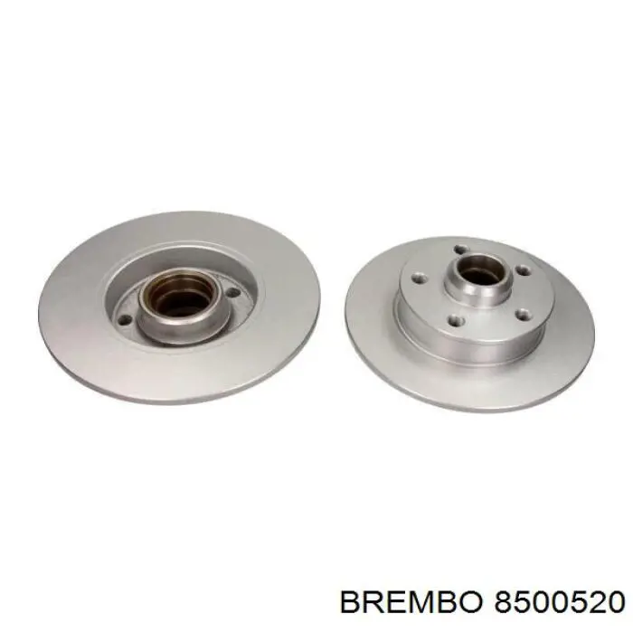 8500520 Brembo диск гальмівний задній