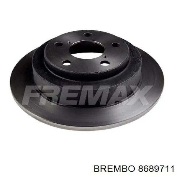 8689711 Brembo диск гальмівний задній