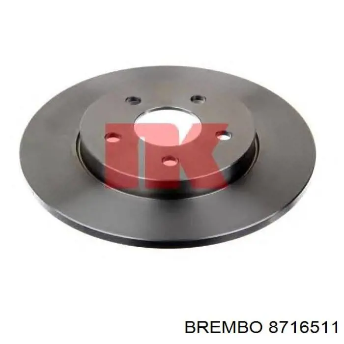 Диск гальмівний задній Brembo 8716511