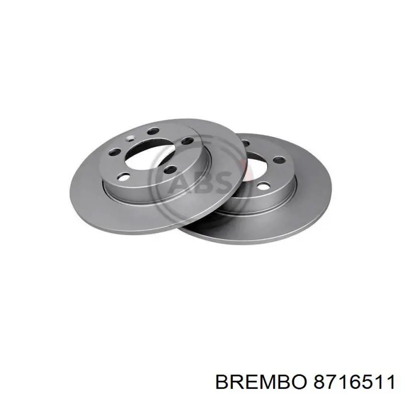 Задні дискові гальма Brembo 8716511 ціна, від 19.07 USD