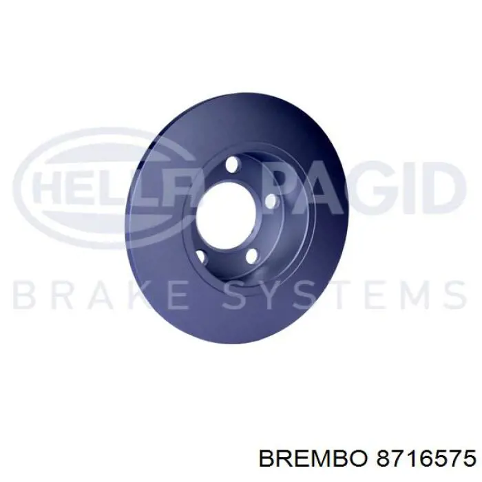 Купити 8716575 Brembo Диск заднього гальма