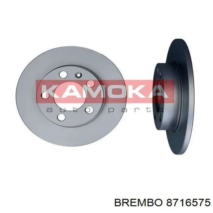 Диск гальмівний задній Brembo 8716575