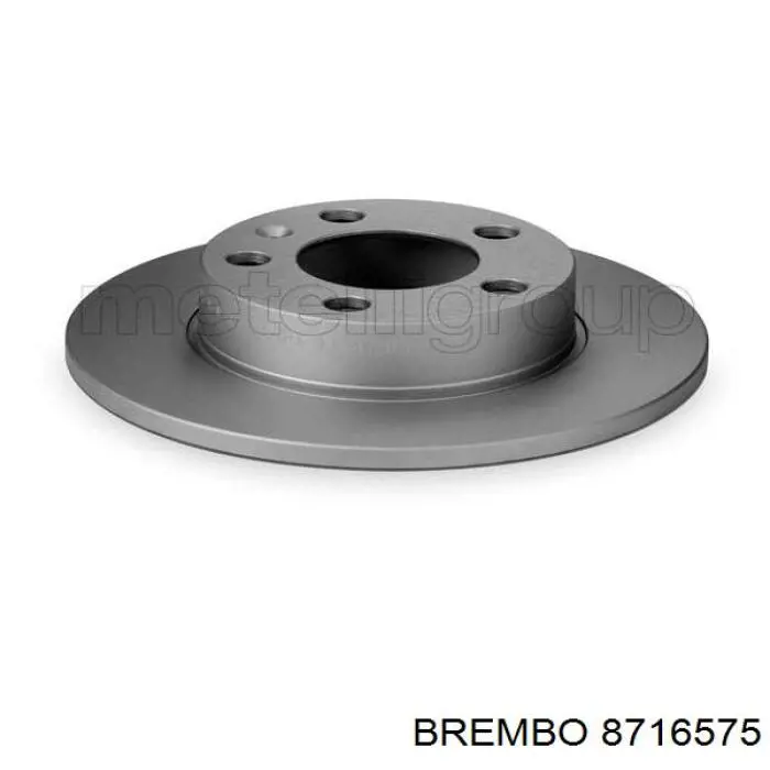 Купити 8716575 Brembo Диск заднього гальма