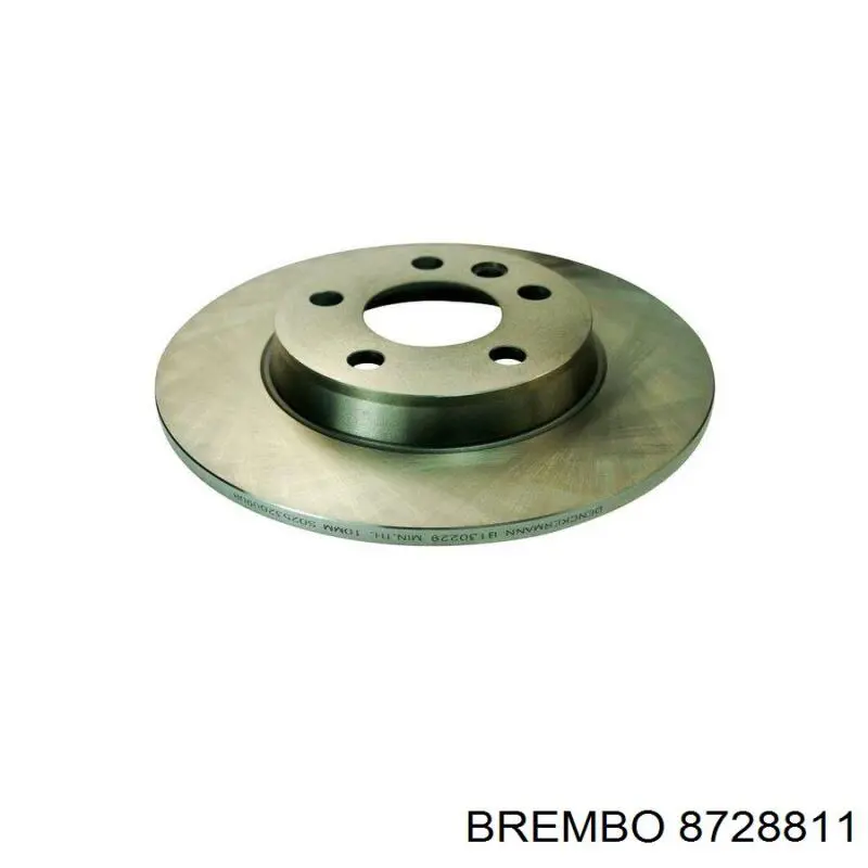 Купити 8728811 Brembo Диск заднього гальма