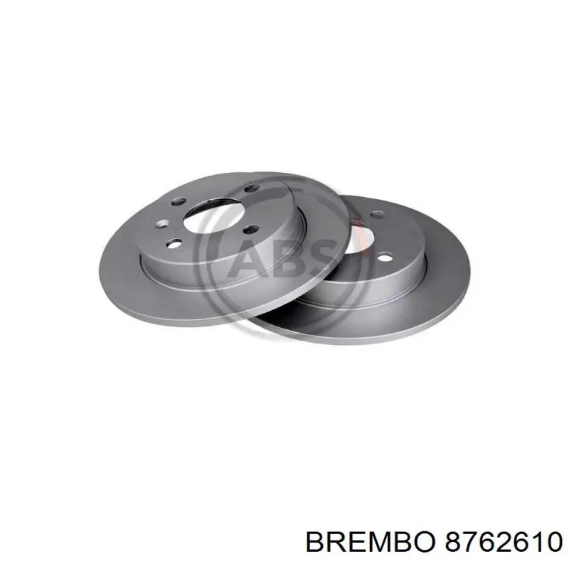 8762610 Brembo диск гальмівний задній