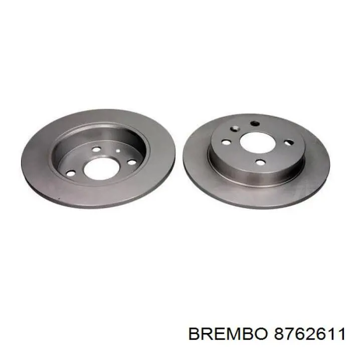 8762611 Brembo диск гальмівний задній