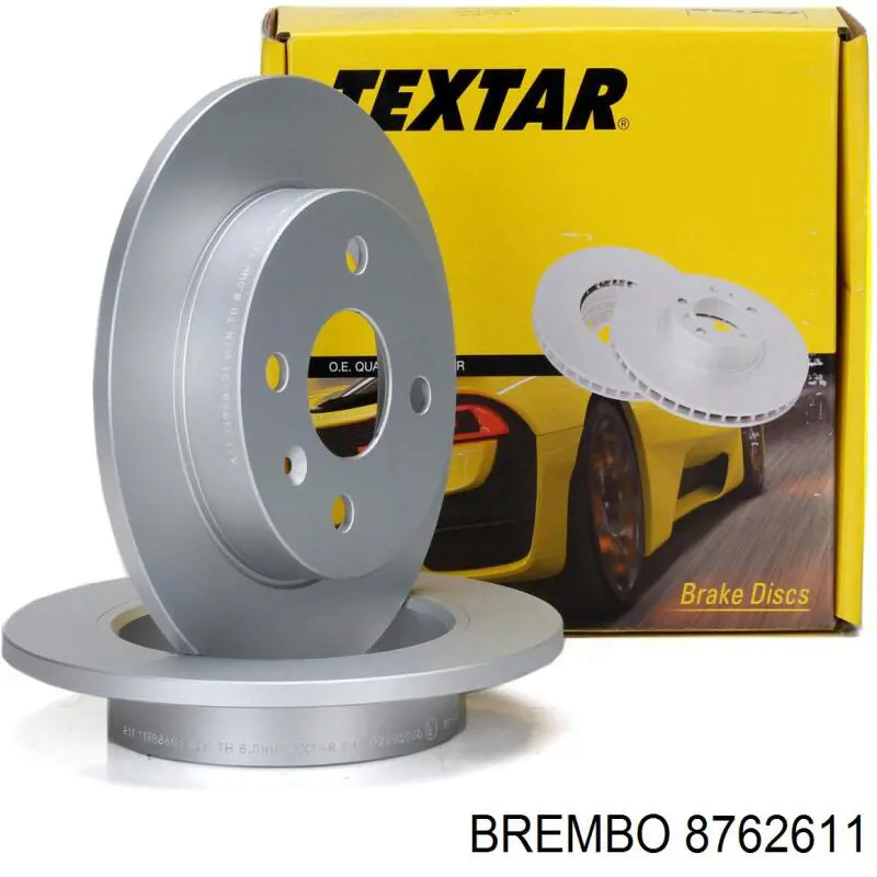 Диск гальмівний задній Brembo 8762611