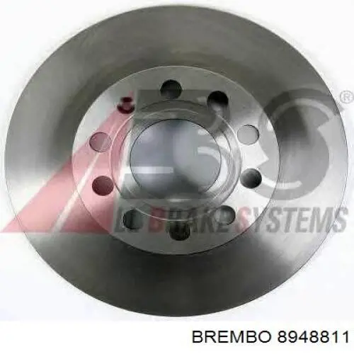 Диск гальмівний задній Brembo 8948811
